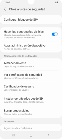 Pulsa Configurar bloqueo de SIM.