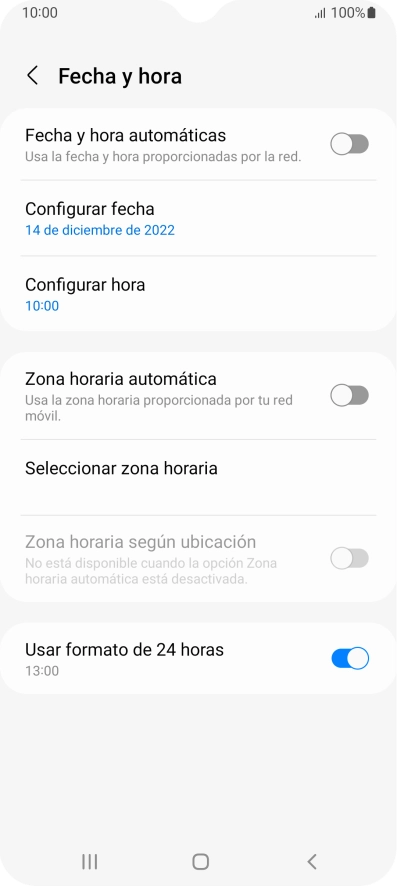 Pulsa el indicador junto a 
