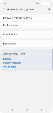 Pulsa Restablecer.
