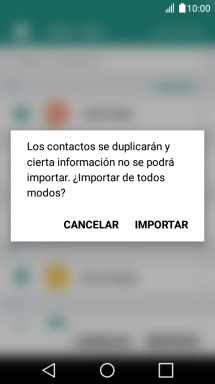 Pulsa IMPORTAR.