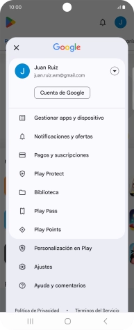 Pulsa Gestionar apps y dispositivo.