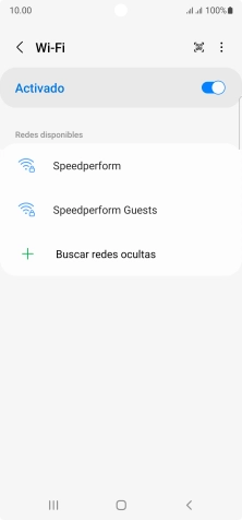 Pulsa la red wifi deseada.