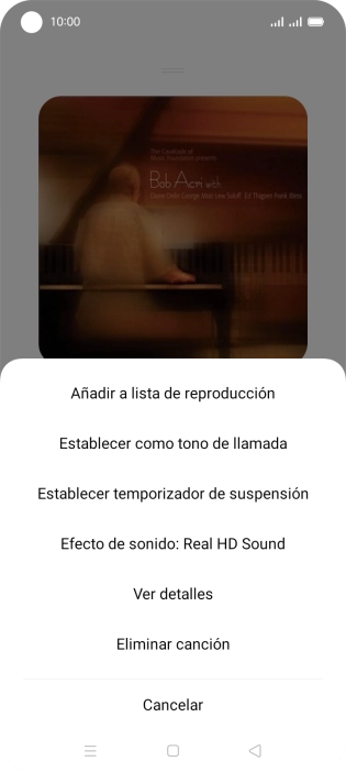 Pulsa Añadir a la lista de reproducción.