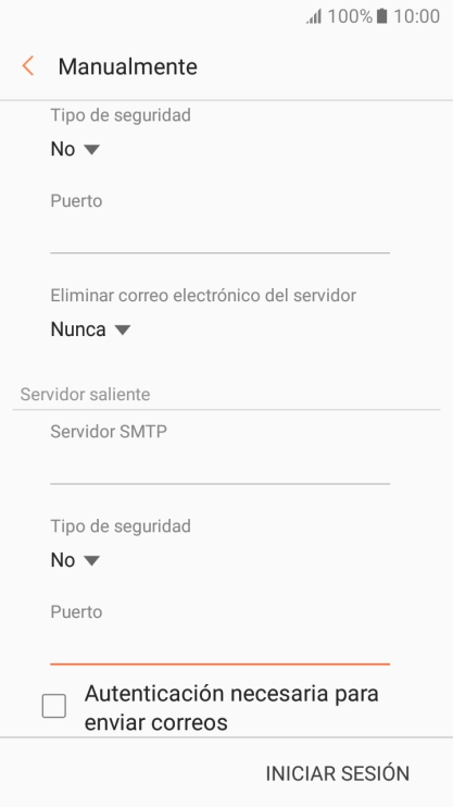 Pulsa INICIAR SESIÓN.