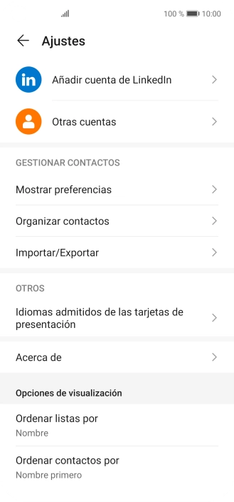Pulsa Importar/Exportar.