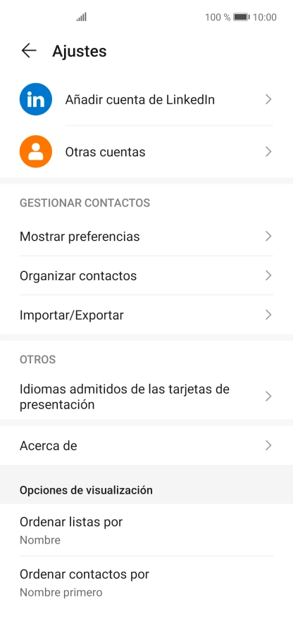 Pulsa Importar/Exportar.