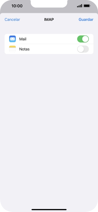 Pulsa Guardar. Ahora se ha configurado tu cuenta de correo electrónico. Si deseas seleccionar más ajustes del servidor de correo de entrada o de salida, continúa con los pasos siguientes.