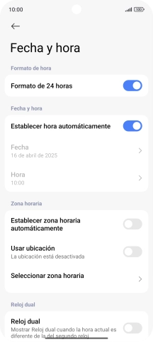 Pulsa el indicador junto a 