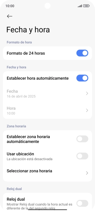 Pulsa el indicador junto a 