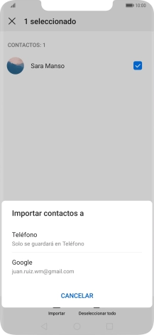 Pulsa Teléfono.