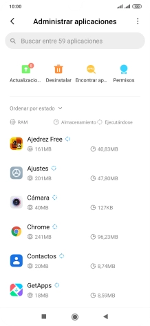 Pulsa la app deseada.