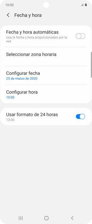 Pulsa el indicador junto a 