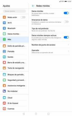 Pulsa Nombre de punto de acceso.