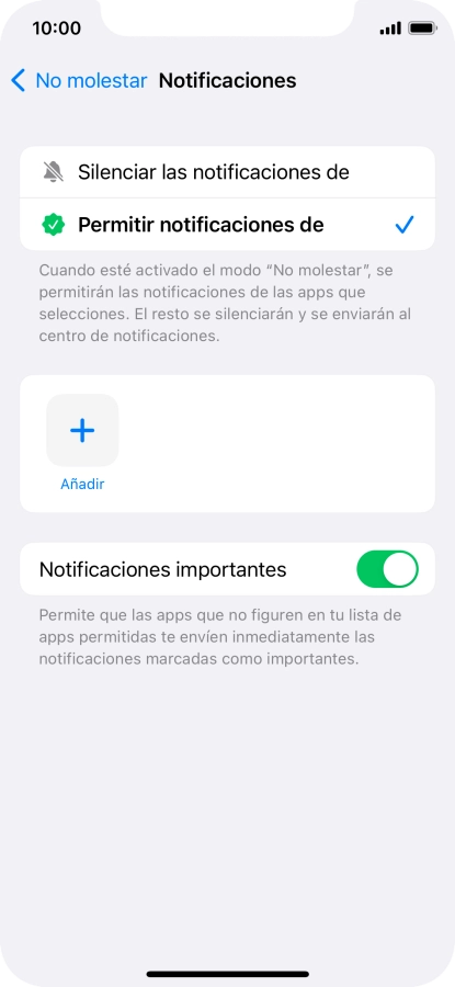 Pulsa el indicador junto a 