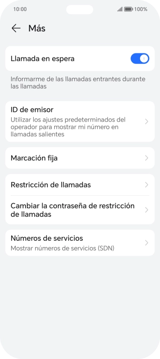 Pulsa Marcación fija.