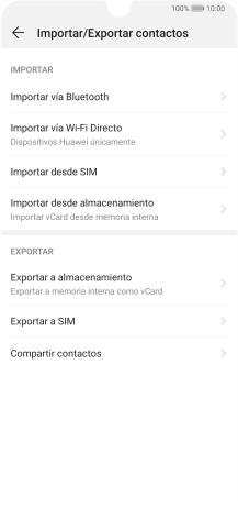 Pulsa Importar desde SIM.