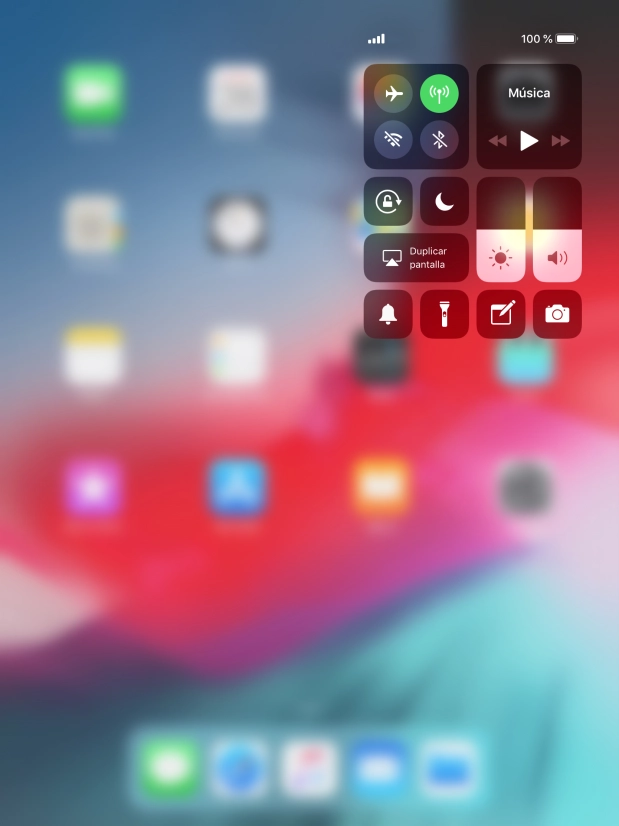 Pulsa el icono de modo de sonido para activar o desactivar el modo silencioso.