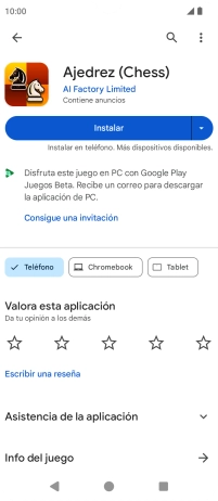 Pulsa la tecla de inicio para terminar y regresar a la pantalla de inicio.