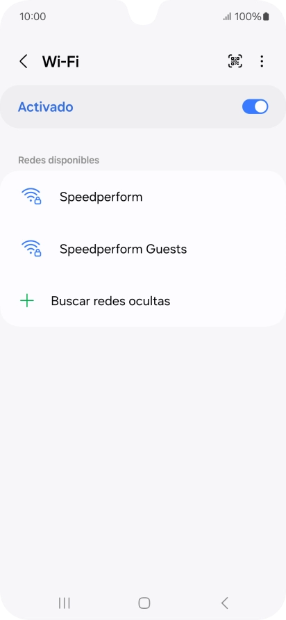 Pulsa el icono de menú.