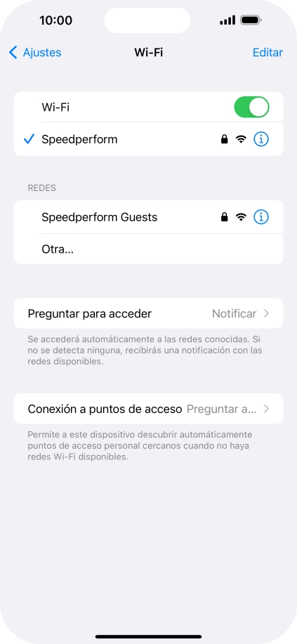 Desliza el dedo hacia arriba desde la parte inferior de la pantalla para terminar y volver a la pantalla de inicio.