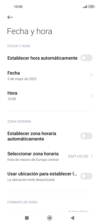 Pulsa el indicador junto a 