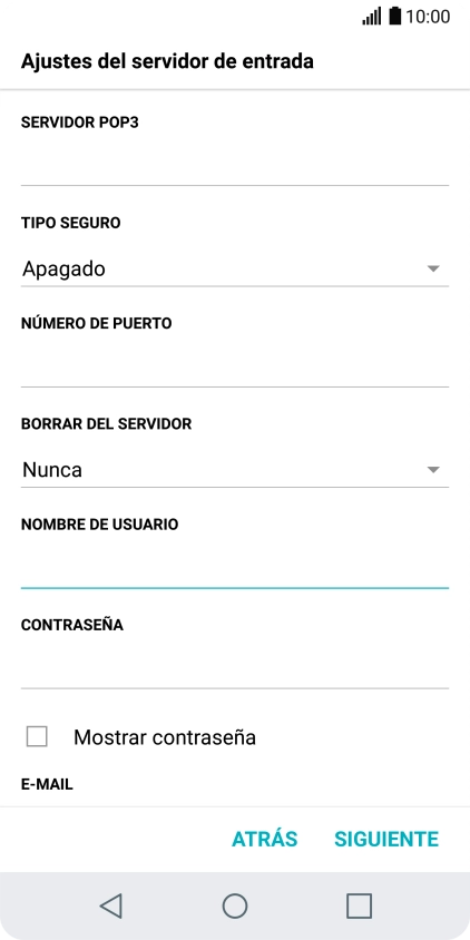 Pulsa SIGUIENTE.