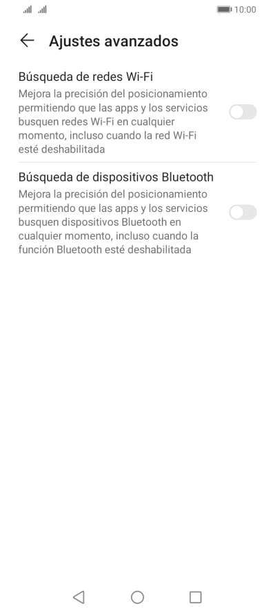 Pulsa el indicador junto a 