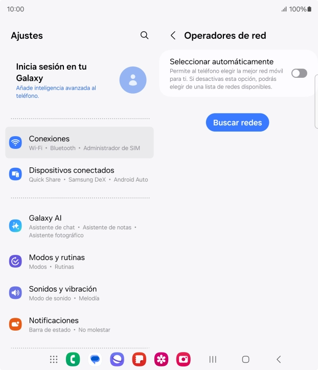 Pulsa el indicador junto a 
