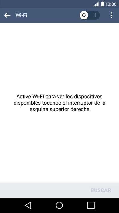 Pulsa el indicador junto a 