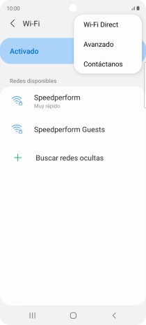 Pulsa Avanzado.