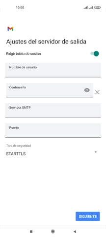 Pulsa el indicador junto a 
