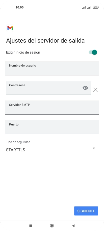 Pulsa el indicador junto a 
