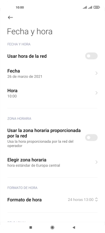 Pulsa el indicador junto a 