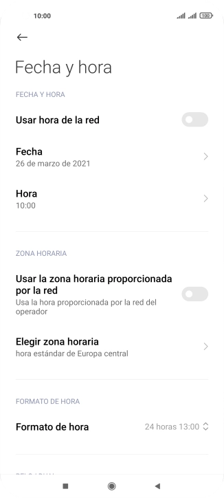 Pulsa el indicador junto a 