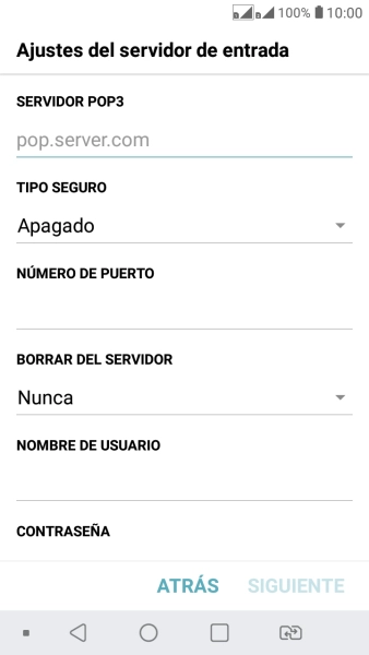 Pulsa en el campo bajo 