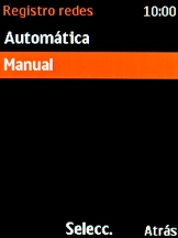 Si quieres elegir la red de forma automática, selecciona Automática.