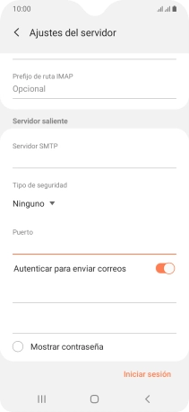 Pulsa el indicador junto a 