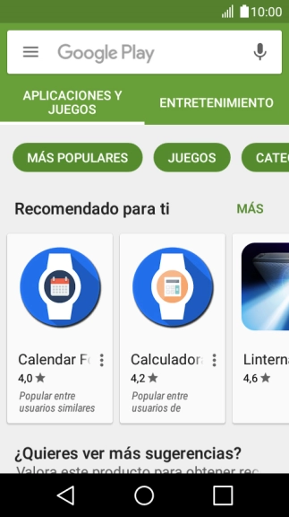 Pulsa Google Play.