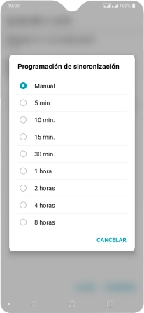 Pulsa el ajuste deseado.