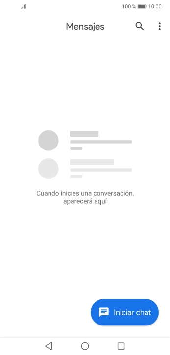 Pulsa Iniciar chat.