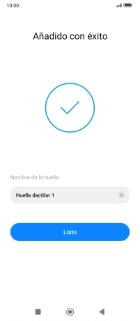 Pulsa Listo.