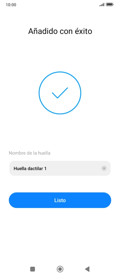 Pulsa Listo.