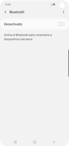 Pulsa el indicador para activar la función.