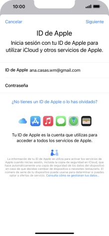 Pulsa Siguiente.