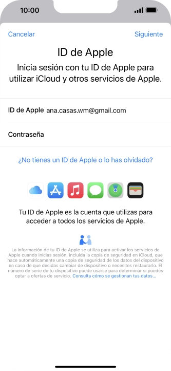 Pulsa Siguiente.