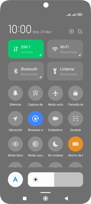 Pulsa la tecla de inicio para terminar y regresar a la pantalla de inicio.