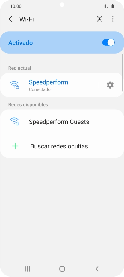Pulsa la tecla de inicio para terminar y regresar a la pantalla de inicio.