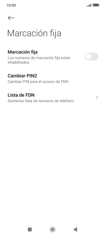 Pulsa el indicador junto a 
