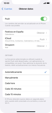 Pulsa el indicador junto a 
