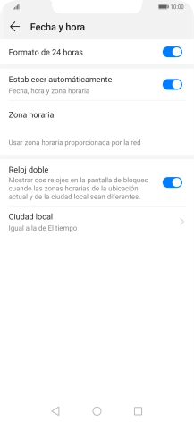 Pulsa la tecla de inicio para terminar y regresar a la pantalla de inicio.